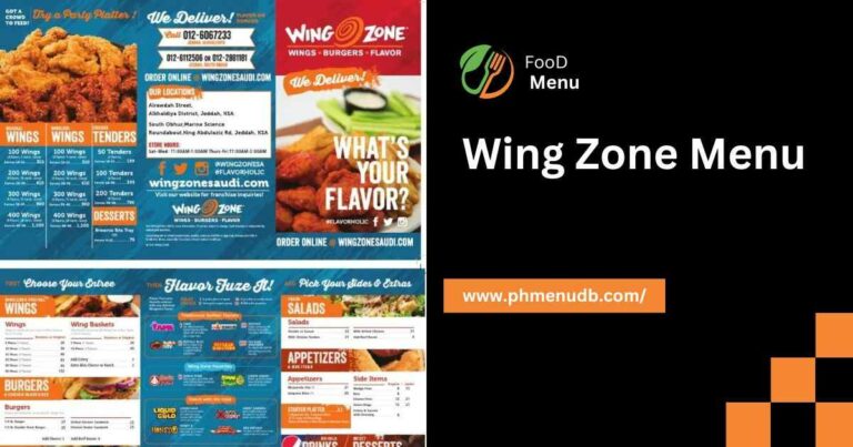 Wing Zone Menu – The Updated Menu Prices In the Philippines!
